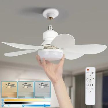 Imagem de Ventilador de teto Com Luz led 6 Hélices Controle Remoto Bivolt LED 11