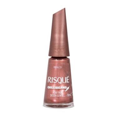 Imagem de Esmalte Risqué Chilli Beans Por Trás Dessa Lente Metálico 8ml Hipoalergênico