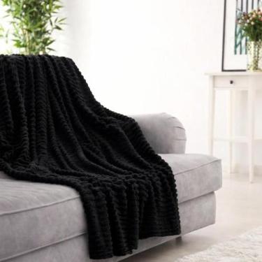 Imagem de Manta Casal Microfibra Soft Toque Aveludado e Suave Macia Coberta Maci