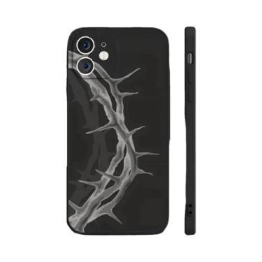 Imagem de Capa De Silicone Cruz De Jesus Para iPhone 16 15 14 13 12 11 pro Max D