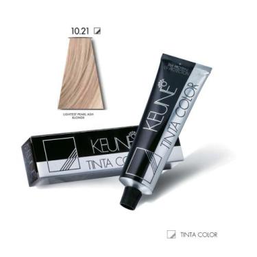 Imagem de Tinta Color Keune 10.21 Lightest Pearl ASH Blonde 60ml