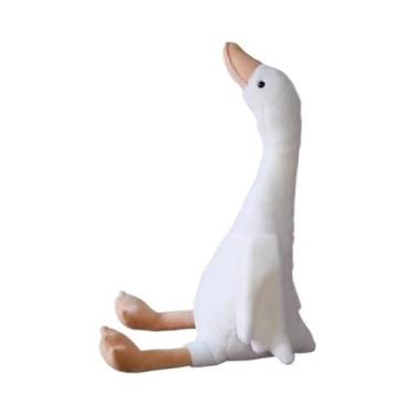 Imagem de Ganso De Pescoço Longo De Pelúcia: Brinquedo Fofo E Macio Para Criança