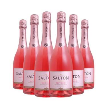 Imagem de Kit 6 Espumante Salton Brut Rose 750ml