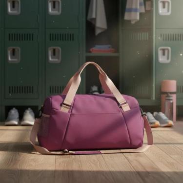 Imagem de Bolsa Transversal Academia Viagem Casual - Genérica, Roxo