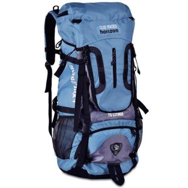 Imagem de Mochila Camping Cargueira 75L Clio MC3327, Azul claro