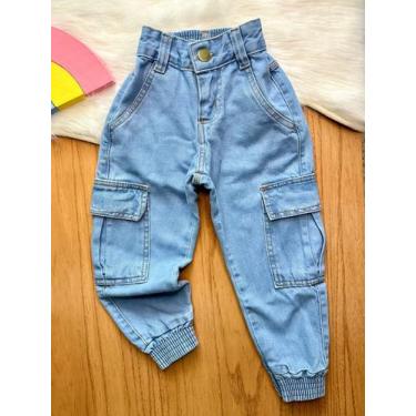Imagem de Calça Jeans Infantil De Menina Mini Diva Blogueira Moda Luxo - pingo d