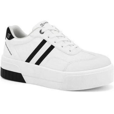 Imagem de Tênis Feminino Ramarim Alto Plataforma Napa 24-84103, Branco, 38