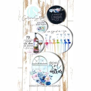 Imagem de Bottons CS - Relax - Frases - Carina Sartor Designs