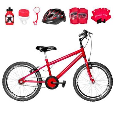 Imagem de Bicicleta Infantil Masculina Aro 20 Aero + Kit Proteção - FlexBikes, V