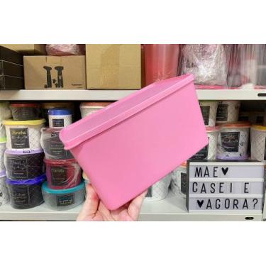 Imagem de Recipiente Espaçoso Tupperware 3 Litros Rosa Quartzo