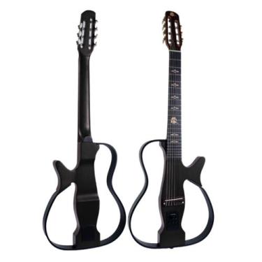 Imagem de Violão Eletroacústico Marquês 7-VN-133EQ 7 Cordas Nylon Vazado, 7-VN-1