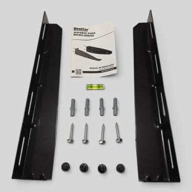 Imagem de Suporte de Parede Microondas Forno Preto até 30kgn - Bestfer