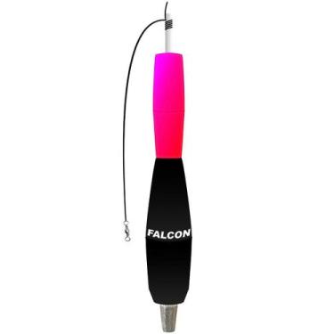 Imagem de Boia Torpedo Jr Falcon Alta Visualização 75g - JR Pesca, Rosa