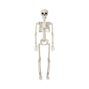 Imagem de Esqueleto Humano Articulado De 40cm Para Halloween, Decorações De Terr