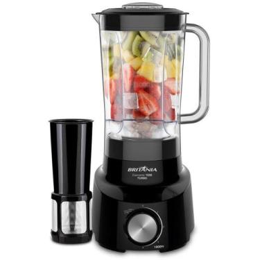 Imagem de Liquidificador Britânia BLQ Diamante 1000P Turbo Preto 110V, Preto, 11