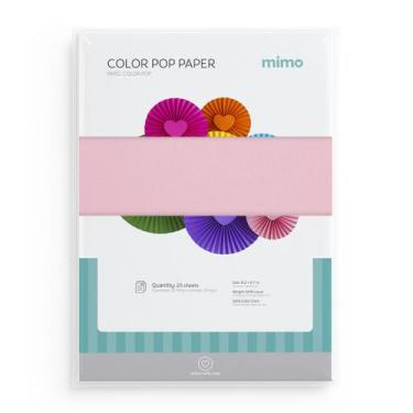 Imagem de Papel Color Pop Rosa Chiclete Mimo - A4 - 180 gr - 25 unds