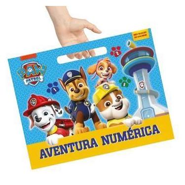 Imagem de Livro Educativo Infantil Patrulha Canina Para Colorir - Magic