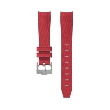 Imagem de Pulseira De Silicone Curvada De 20mm Para Omega X Swatch MoonSwatch Pl
