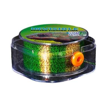 Imagem de Linha De Pesca Monofilamento Invisível Super Forte De 500m Com Pontos 