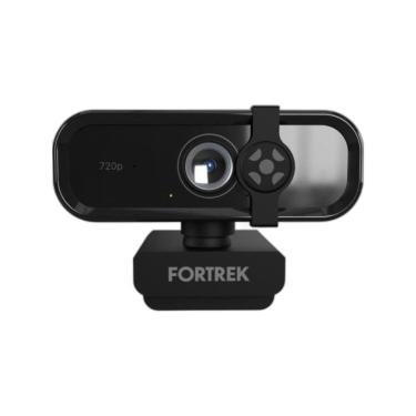 Imagem de Webcam Vision 10 720p 30fps com Cancelamento de Ruído e FOV 90 graus  Preto Fortrek