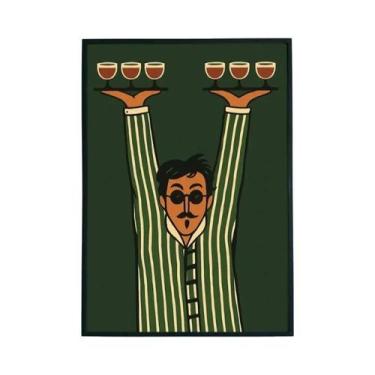 Imagem de Pôster De Parede Retrô Minimalista Para Servidor De Bar, Arte De Pared