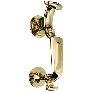 Imagem de Baldwin 0113.003 batedor de porta em forma de S, latão polido vitalício