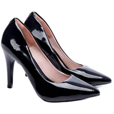 Imagem de Sapato Scarpin em textura Verniz Torricella (39, Preto)