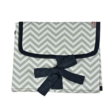 Imagem de Alan Pierre Baby Trocador - Chevron Cinza Com Marinho