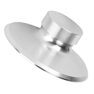 Imagem de Estabilizador de registro, mesa giratória de estabilizador de peso de registro compacto para LP Player(Prata)