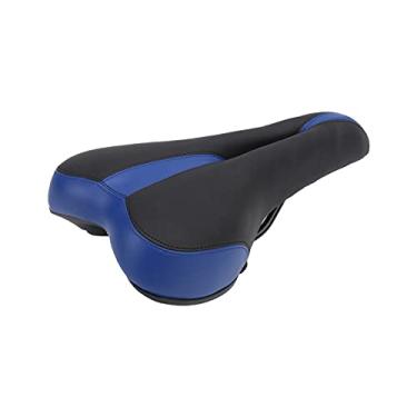 Imagem de Capa de assento de bicicleta respirável, alta elasticidade alta confiabilidade conveniente de usar almofada de sela oca prática de usar para ciclismo para mountain bike