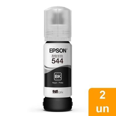 Imagem de Kit Refil de Tinta Epson T544 2x1, 3150/L3110/L3210/L3250/L5190, Preto