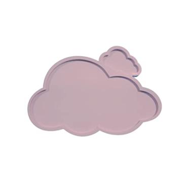 Imagem de Confeitaria dos Moldes, R204 Molde de silicone nuvem maternidade placa resina decorar