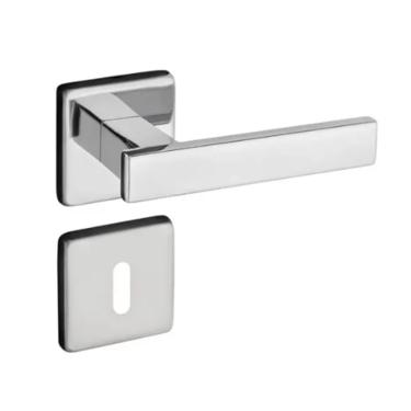 Imagem de Fechadura Manual Interna Ros Quadrada Cromado Pado