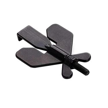 Imagem de Brteyes Fechadura de porta portátil Segurança doméstica, trava de viagem para casa, hotel, escola, privacidade, Ouro ou Preto