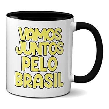 Imagem de Caneca Presidencial Vamos Juntos Pelo Brasil (Preta)