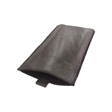 Imagem de Capa Luva De Couro Celular Xiaomi Mi 9 T Pro - (PRETO BRILHOSO)