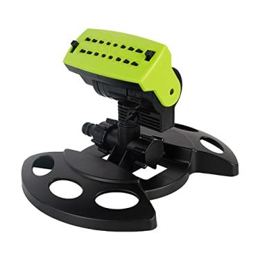 Imagem de Tingpai Aspersor de jardim gi tório de 180° Ajustável Cobertu g nde Sistema de irrigação por aspersor de g mado Jardim ao ar livre Pátio Pátio Pulverizador de água Sistema de irrigação de jardinagem