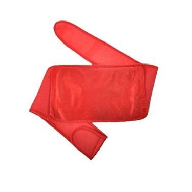 Imagem de Bolsa para garrafa de água quente Bolsa para aquecedor de mãos Bolsa para cintura Bolsa para aquecedor de mão Estômago Faixa de aquecimento abdominal Faixa Suporte Novo (Vermelho)