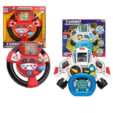 Volante de Brinquedo Infantil com Luzes Sons e Jogo do Carrinho no Shoptime