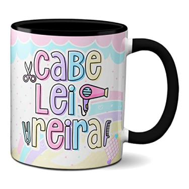 Imagem de Caneca Cabeleireira Profissão Presente Criativo Profissional (Preta)