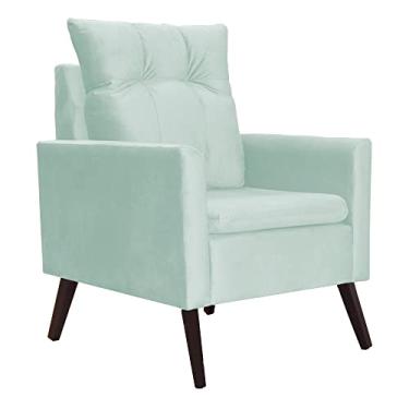 Imagem de Poltrona Decorativa Ligia Luxo Veludo Cores - DS Estofados