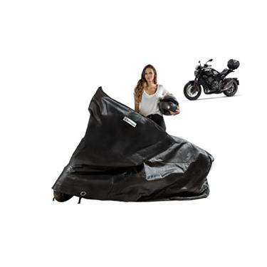 Imagem de Capa Protetora Moto CB 1000 com baú - bauleto (Preto)