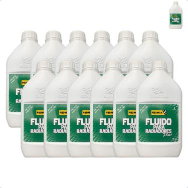 Imagem de Fluido Para Radiador Bardahl Promax Plus 1 Litro Kit C/12