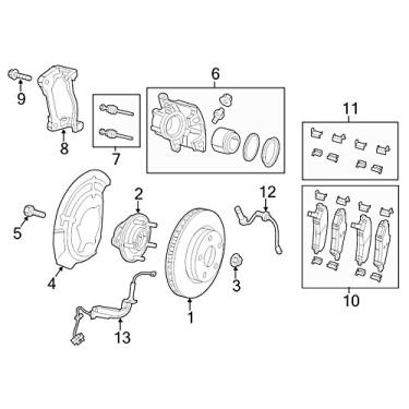 Imagem de Chrysler OEM Roda Jeep Rolamento e conjunto de cubo 68141123AC Imagem 2