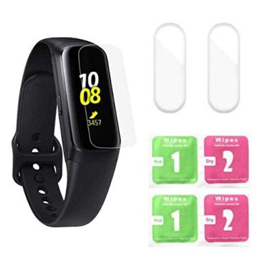 Imagem de Película Tpu Gel Protetor de Tela Relógio Samsung Galaxy Fit 1 (Versão SM-R370NZKAZTO) c/ 2 Un