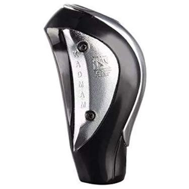 Imagem de Bola De Câmbio Modelo Kadman Cromado C/preto Lisa