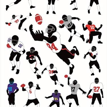 Imagem de Papel De Parede Lavável Jogadas De Futebol Americano 6m