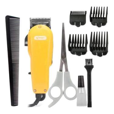 Imagem de Maquina De Cortar Cabelo Barba Profissional Knup 110 Volts