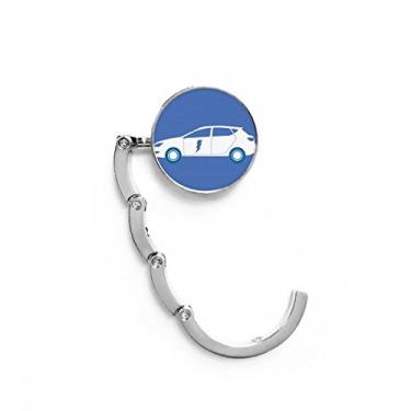 Imagem de Gancho de mesa com fecho decorativo para veículos energéticos que protegem o meio ambiente com gancho dobrável