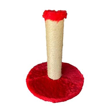 Imagem de Arranhador para Gatos,Arranhador Mini-Poste,Arranhador Pet,Resistente,Vermelho